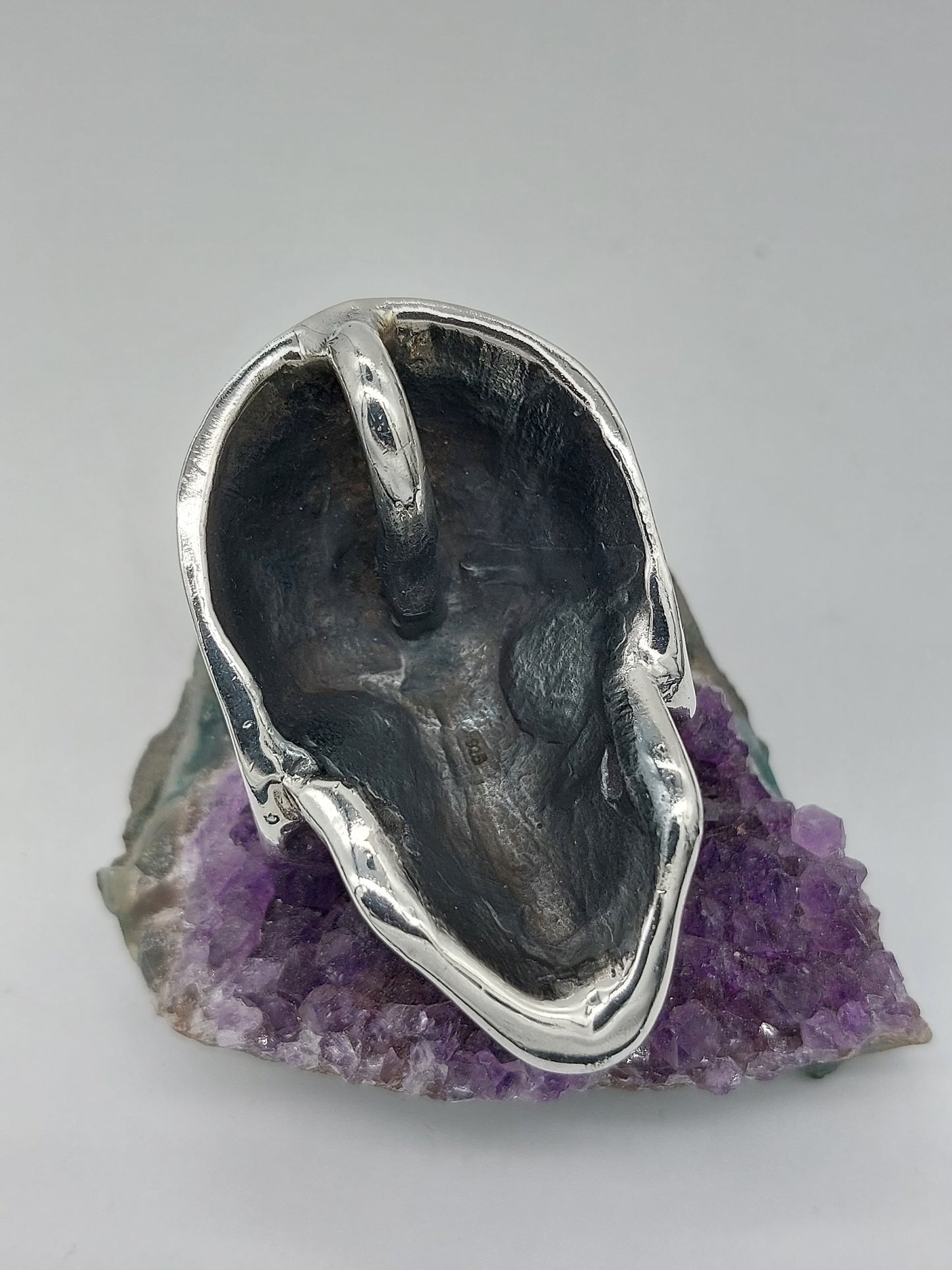 HUGE Sterling Silver 925 Skull pendant. 60+ Grams!!