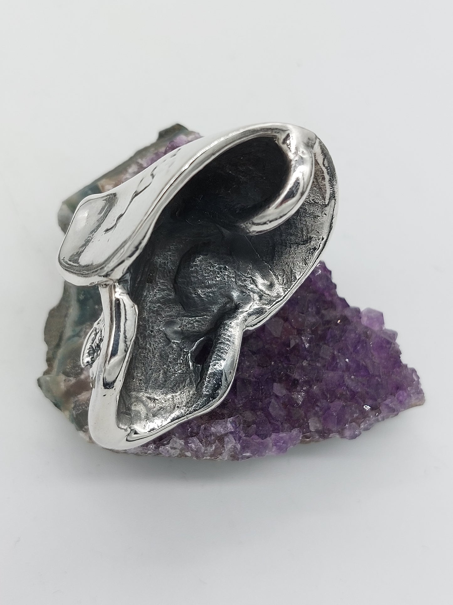 HUGE Sterling Silver 925 Skull pendant. 60+ Grams!!