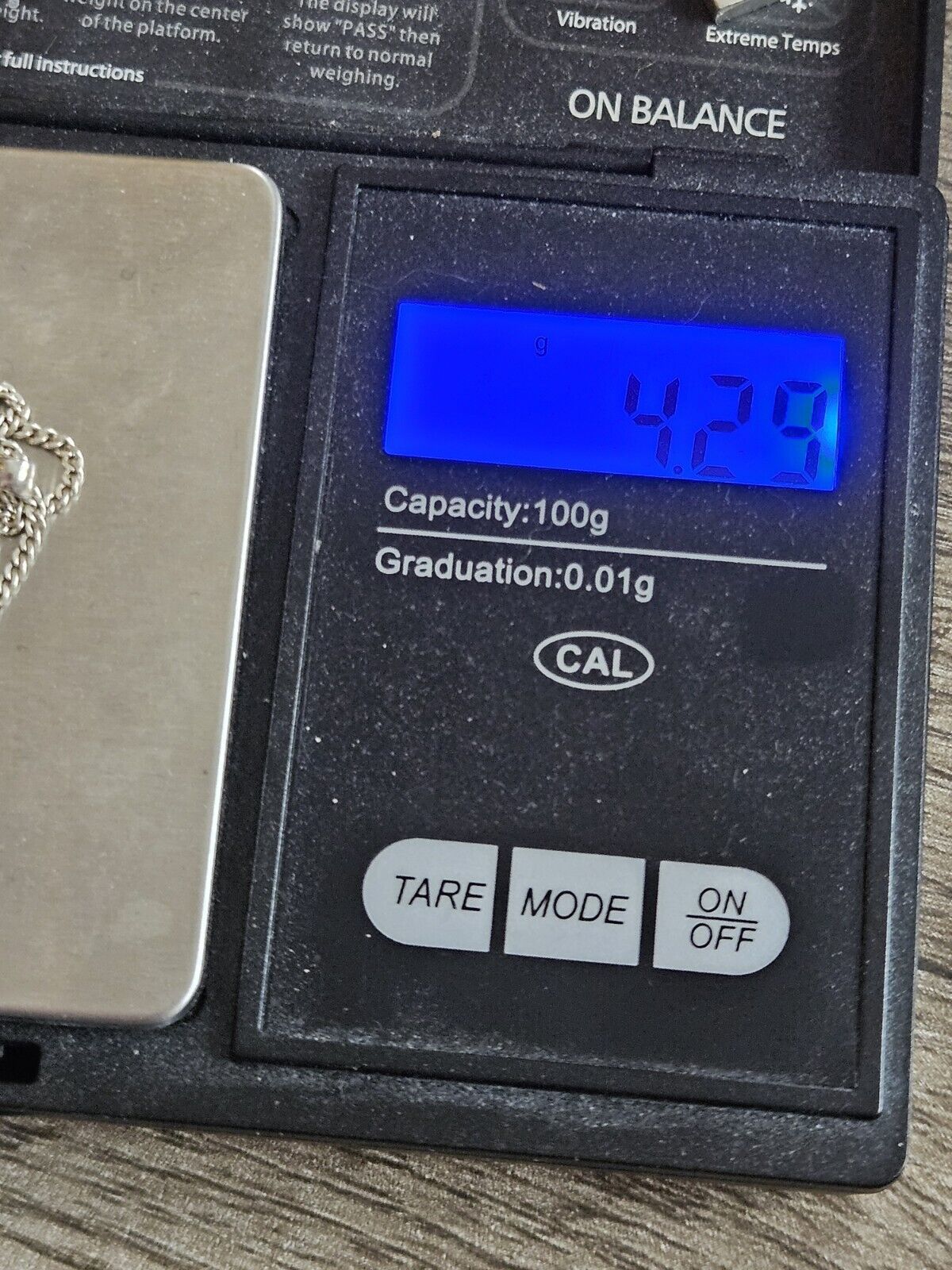 925 Silver Patterned Cross Pendant, Necklace. 48cm Chain.