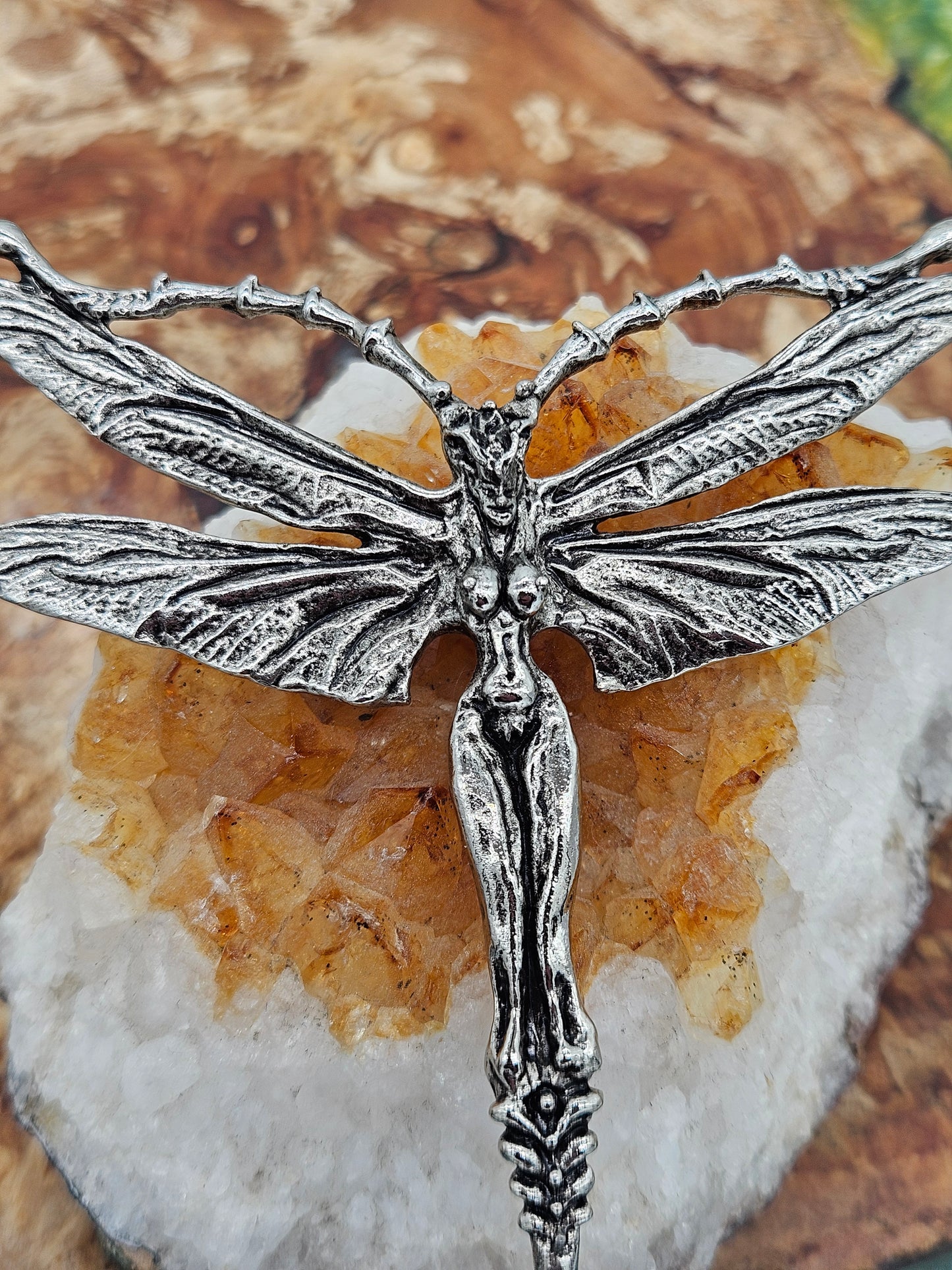 Axel R Stocks - Lady Dragonfly Pendant. Rare.