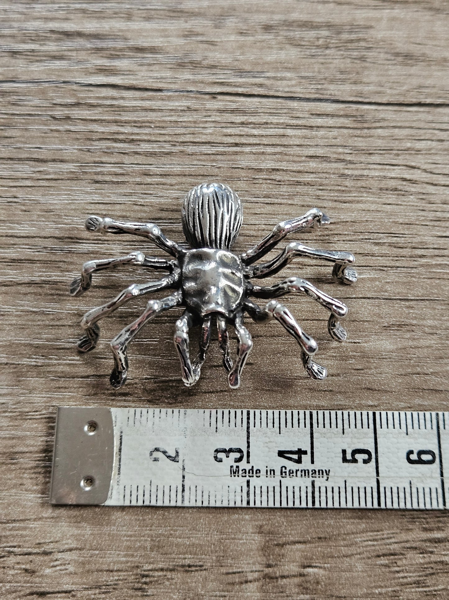 Sterling Silver 925 3D Large Spider Pendant, Brand New Stock! Tarantula, Gothic.
