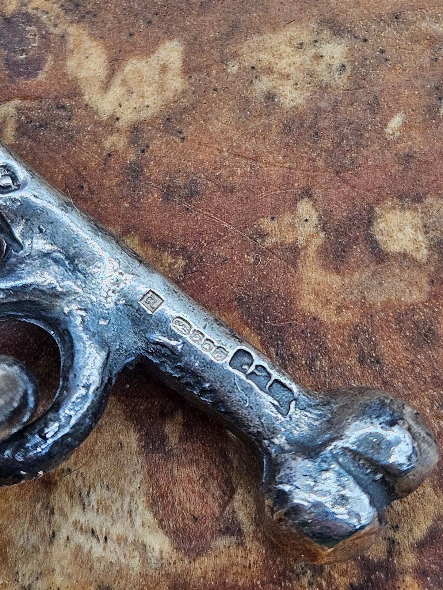 Huge Heavy Mexican Sterling Silver Skull Bracelet. 87 Grams!