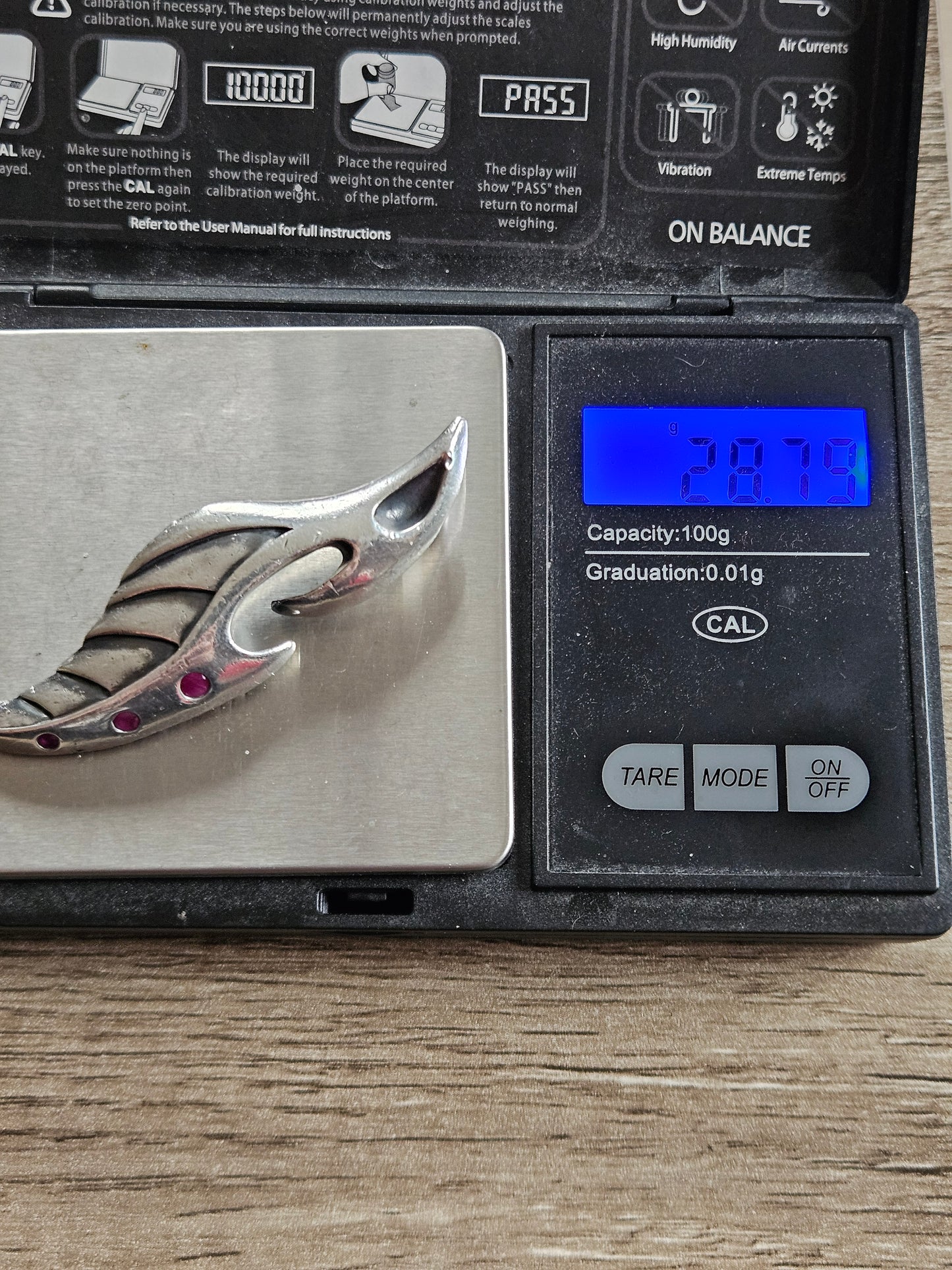 Soul Fetish Vintage Sterling Silver 925 Tribal pendant By Thierry Martino