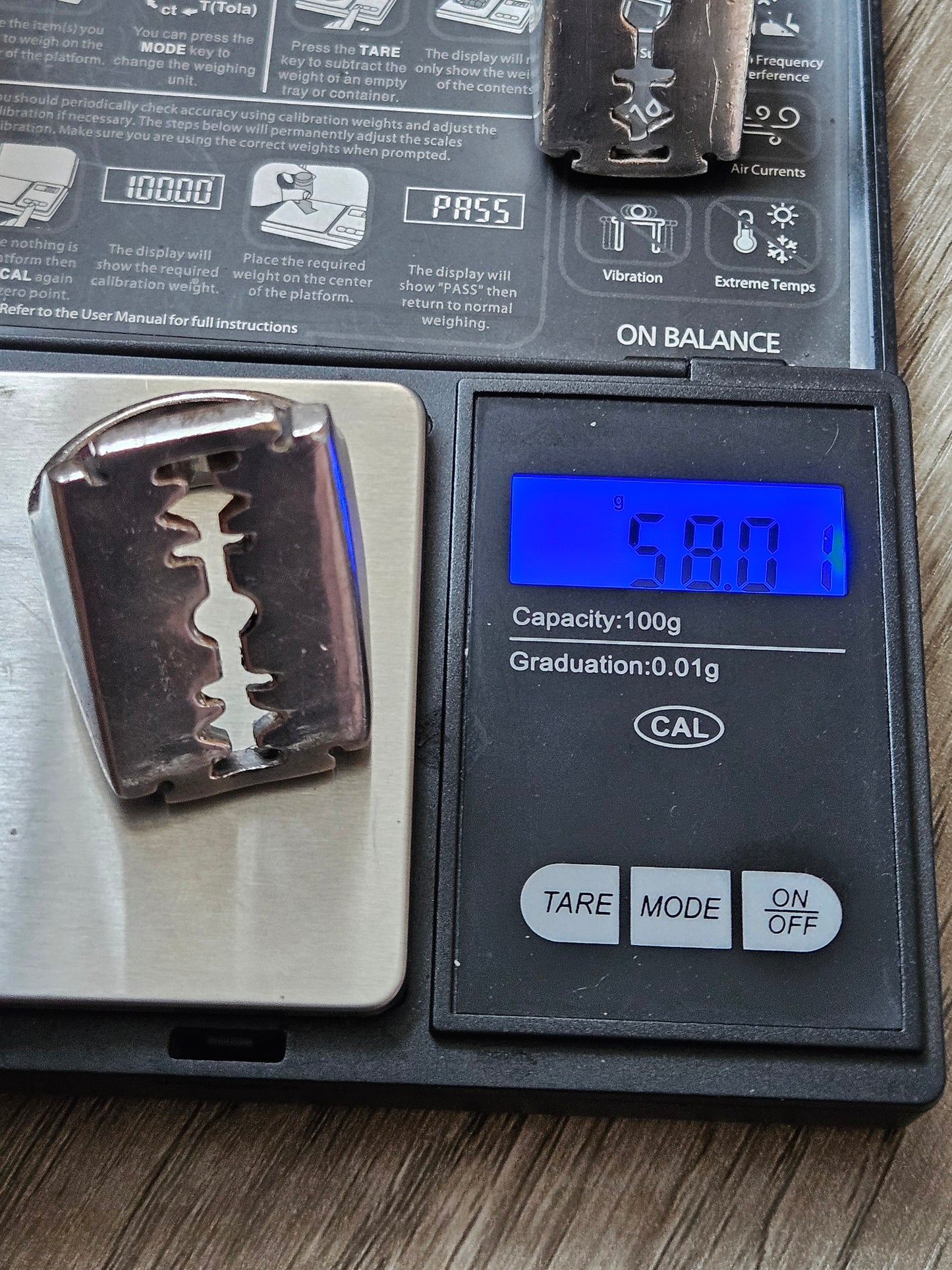 Huge, Heavy Razor Blade Ring, Silver 925. The Wildcat Collection.