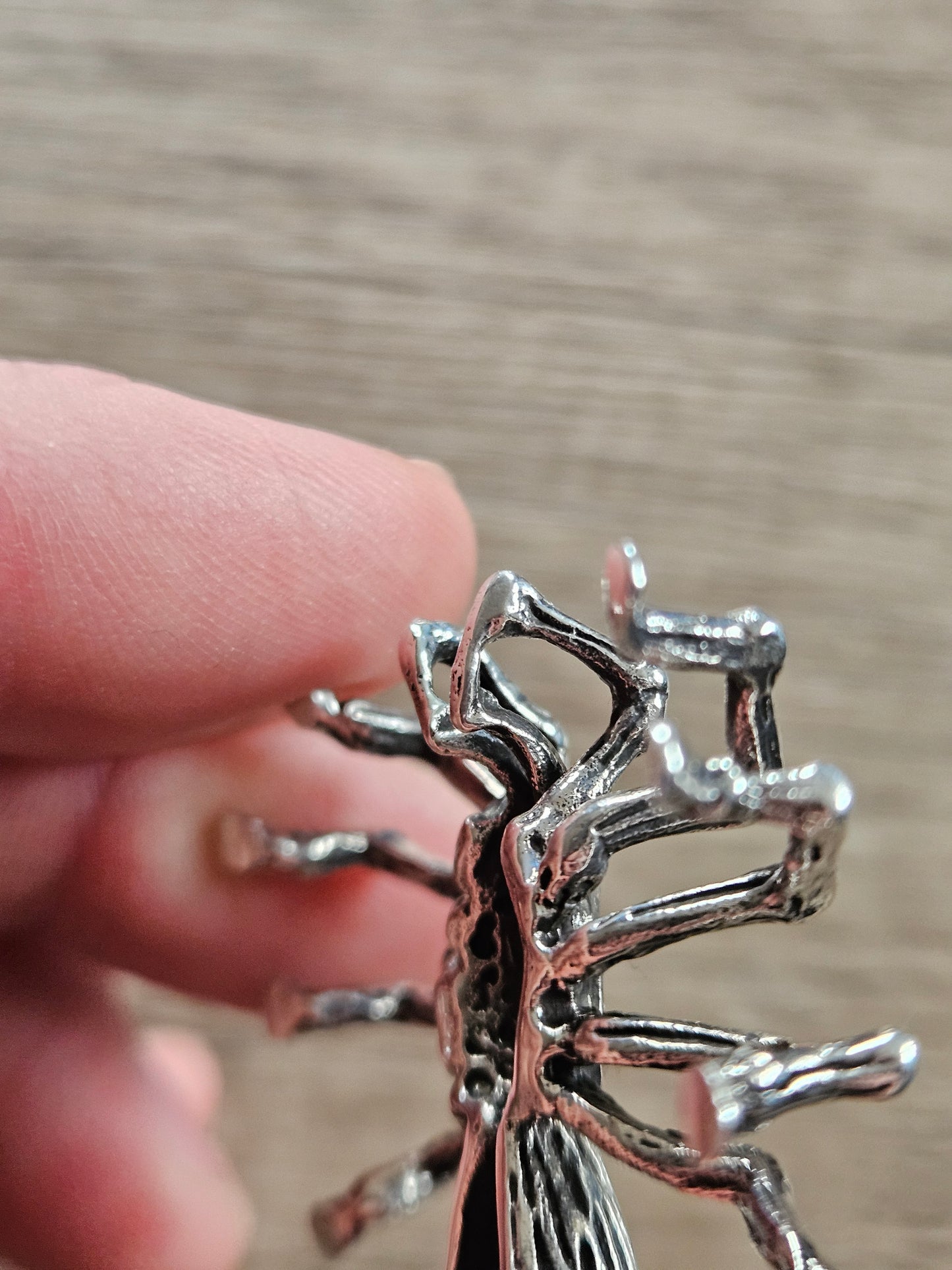 Sterling Silver 925 3D Large Spider Pendant, Brand New Stock! Tarantula, Gothic.