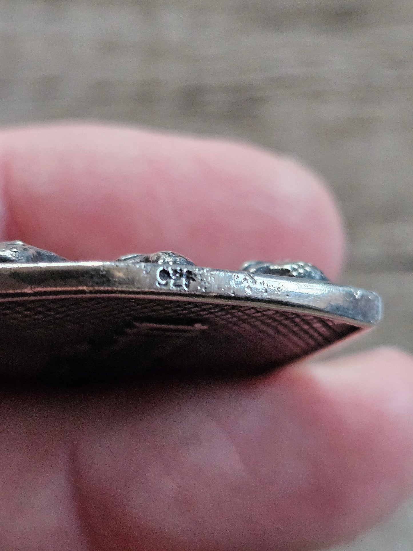 Affliction .925 Sterling Silver Dogtag Skulls Pendant Vintage & Rare. Catacombs.