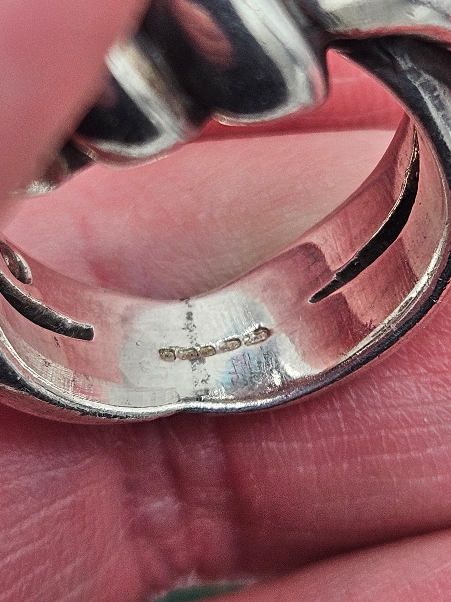 Heavy Barbed Wire Ring, Silver 925. The Wildcat Collection. Size P 1/2.