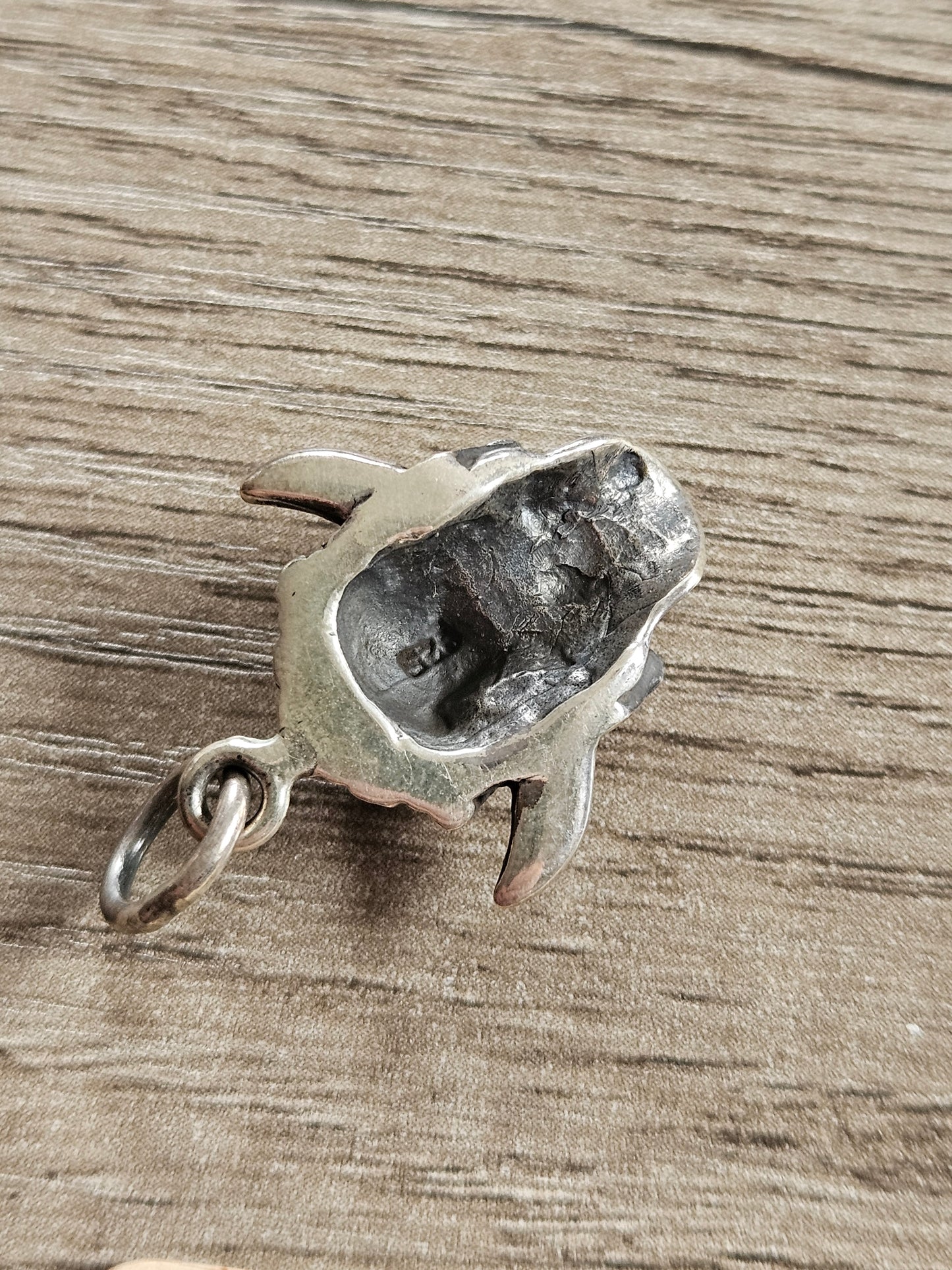 NEW Sterling Silver 925 Viking Skull Pendant.