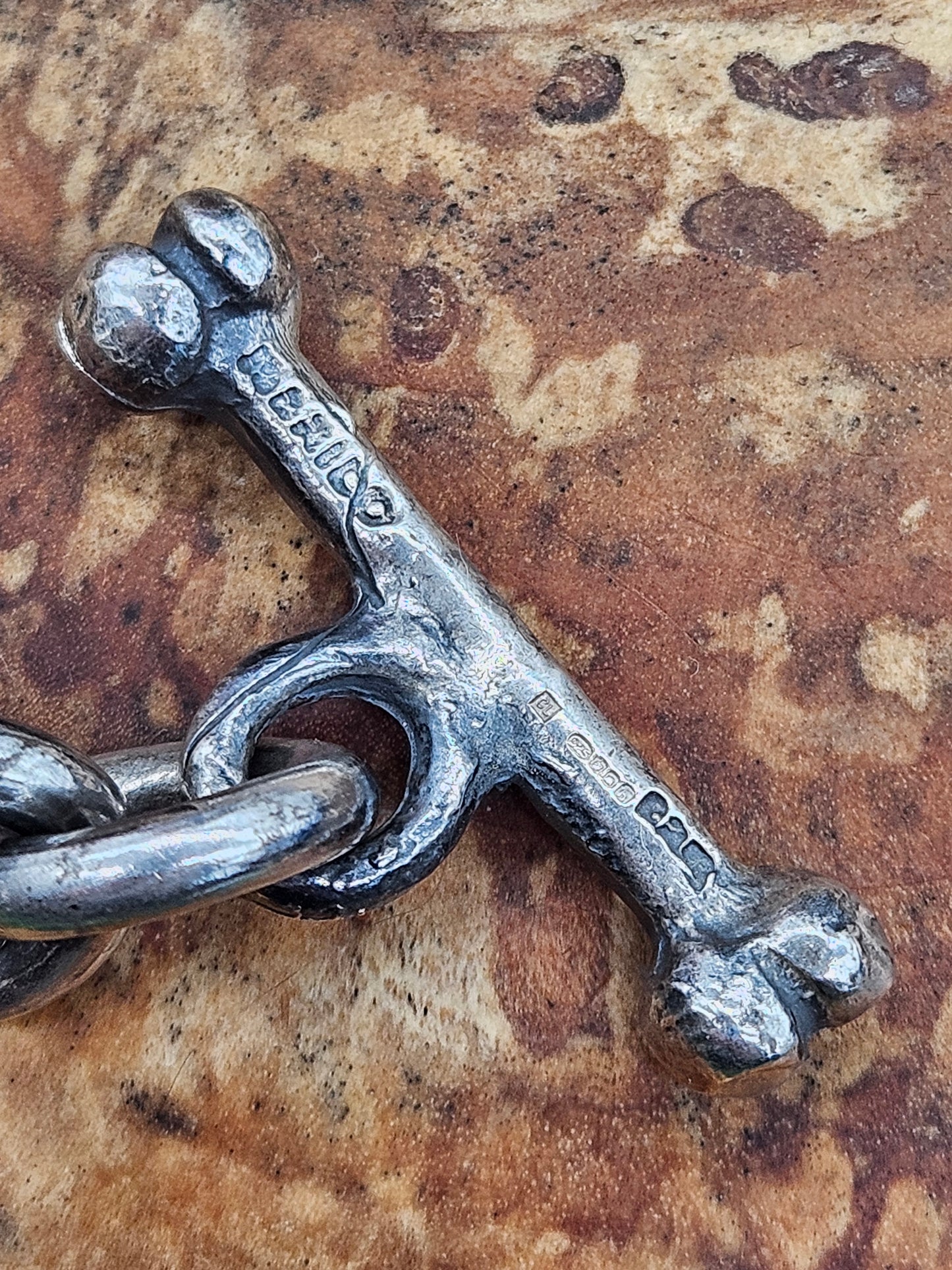 Huge Heavy Mexican Sterling Silver Skull Bracelet. 87 Grams!
