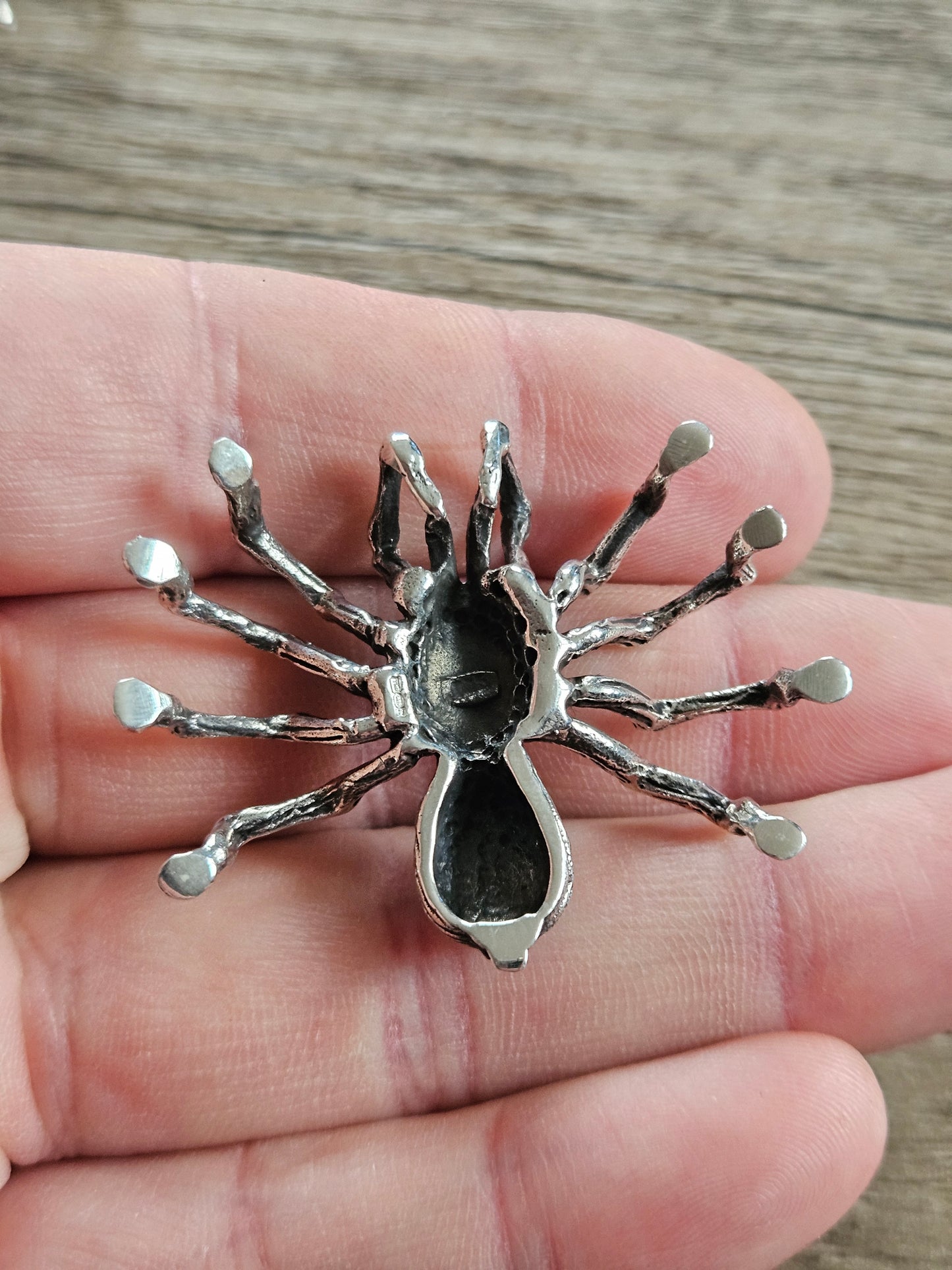 Sterling Silver 925 3D Large Spider Pendant, Brand New Stock! Tarantula, Gothic.