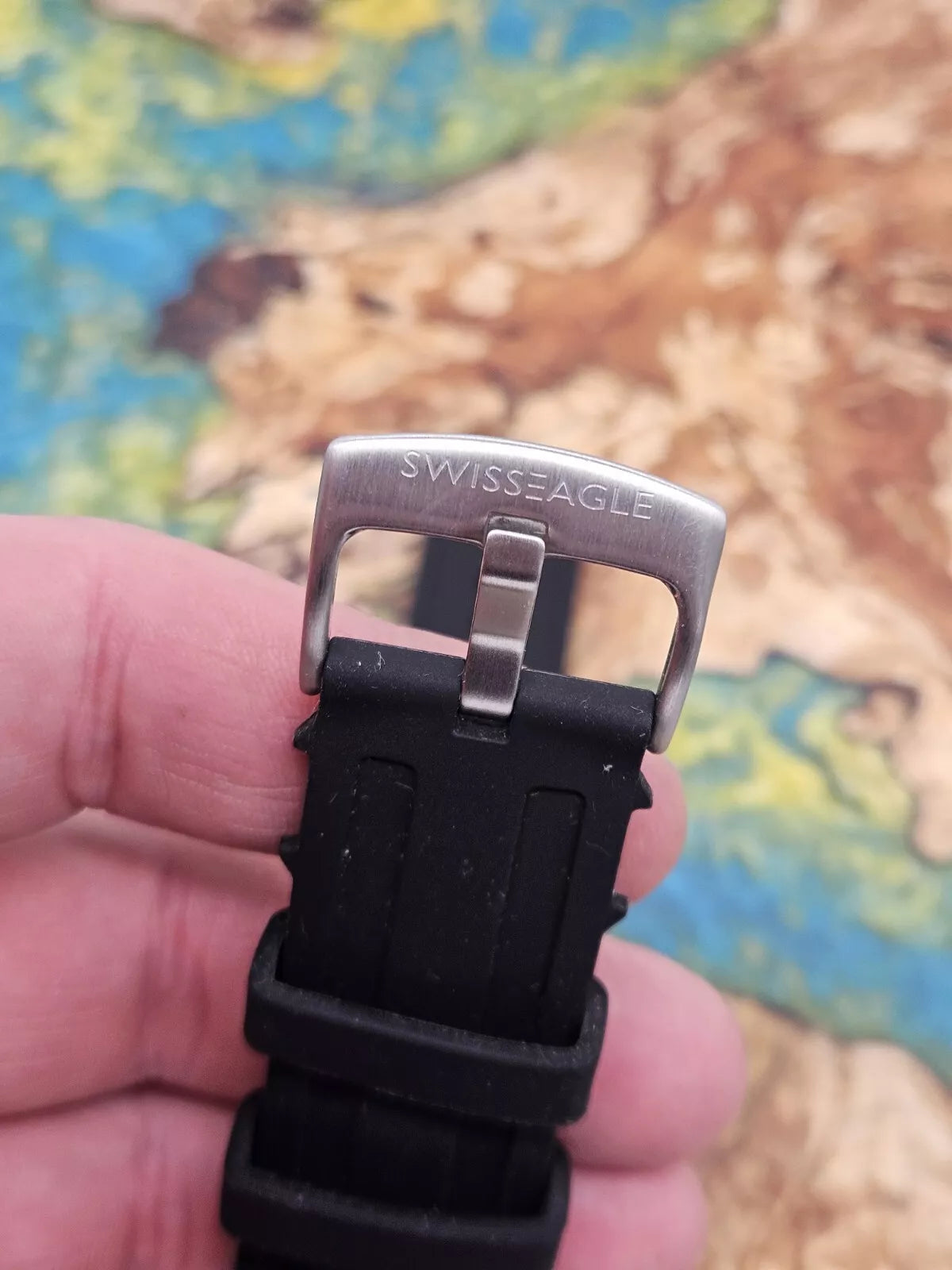 Swiss Eagle Mens Swiss Eagle Abyss Watch SE-9073-0B, 1000m Dive Watch.