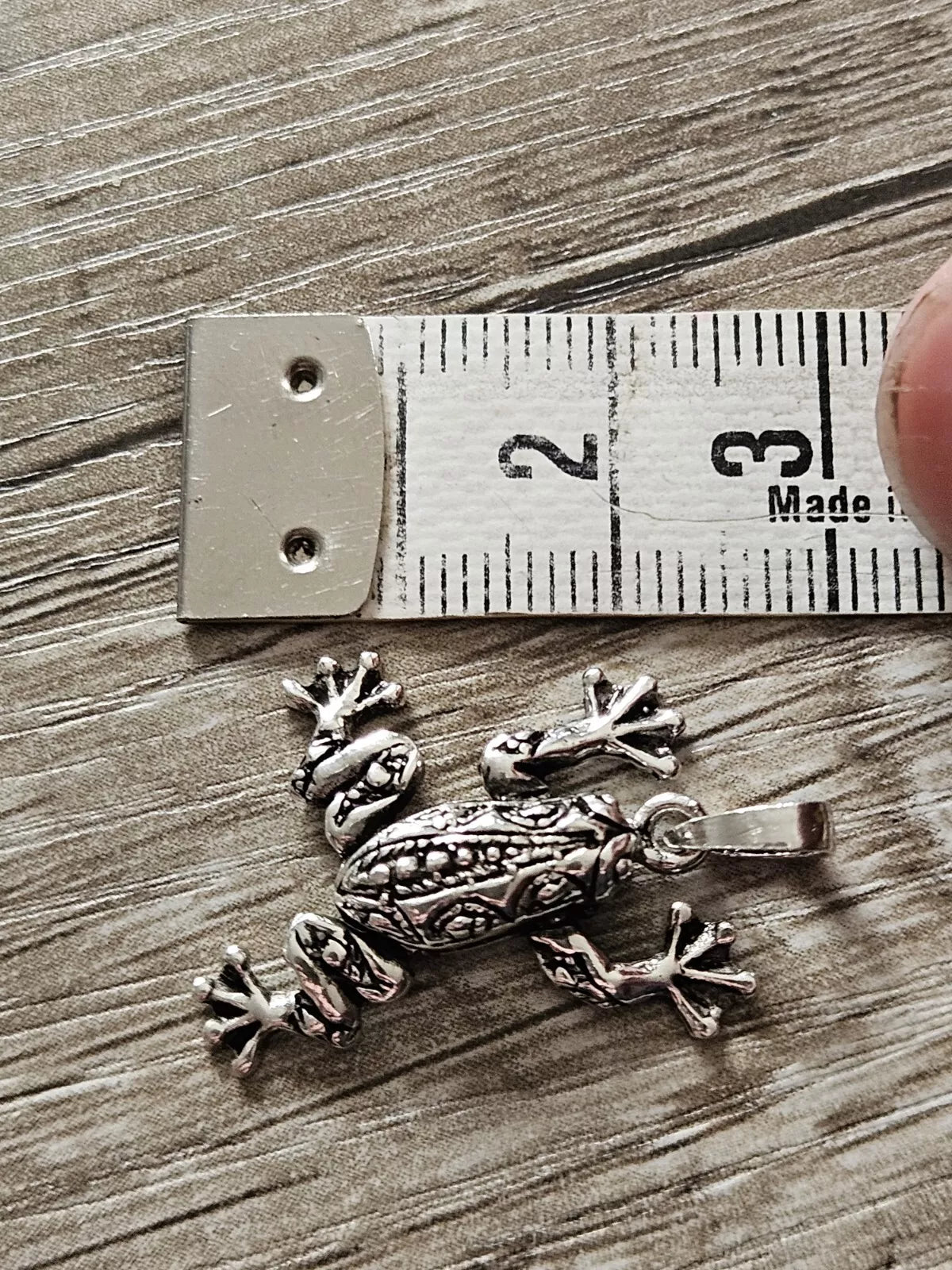 Sterling Silver 925 Frog Pendant, Brand New Stock!