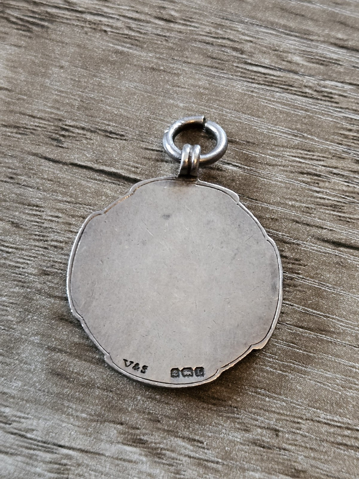 Birmingham District Works Amateur Football Association Silver Fob Medal. 1935-36