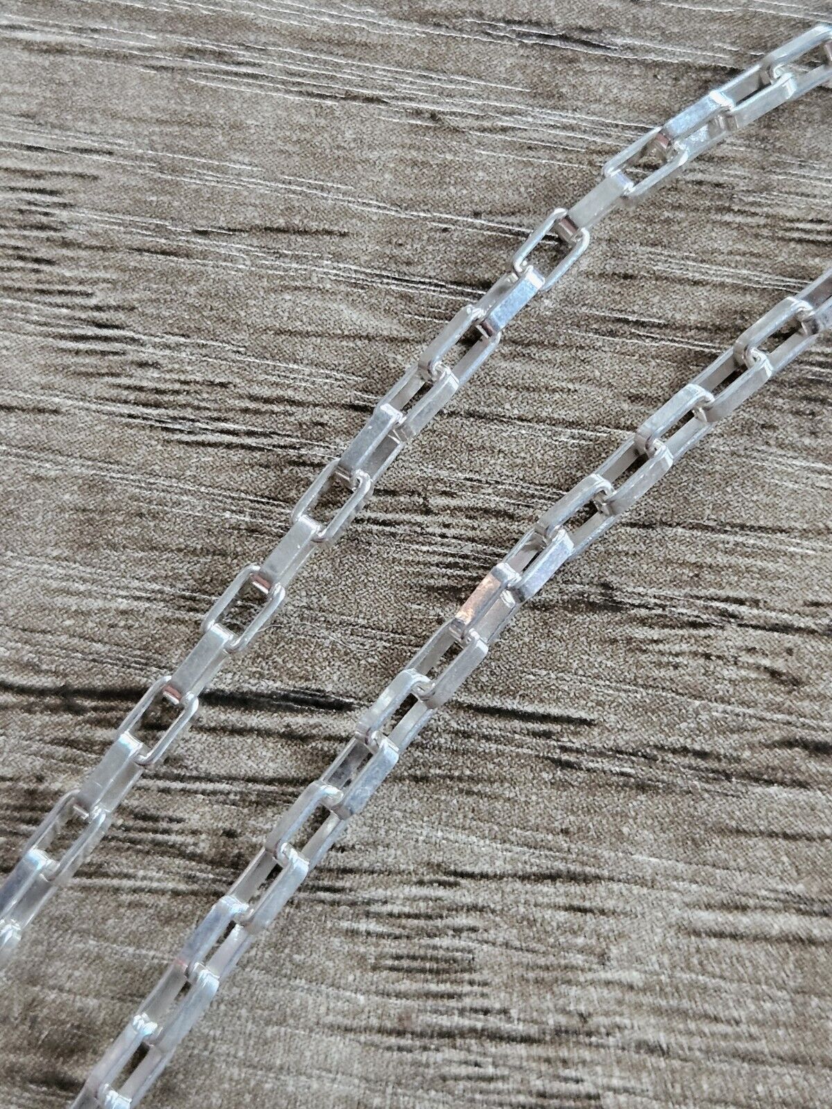 18.5" Inch 925 Sterling Silver Box Chain Necklace Men Women, Brand New. 