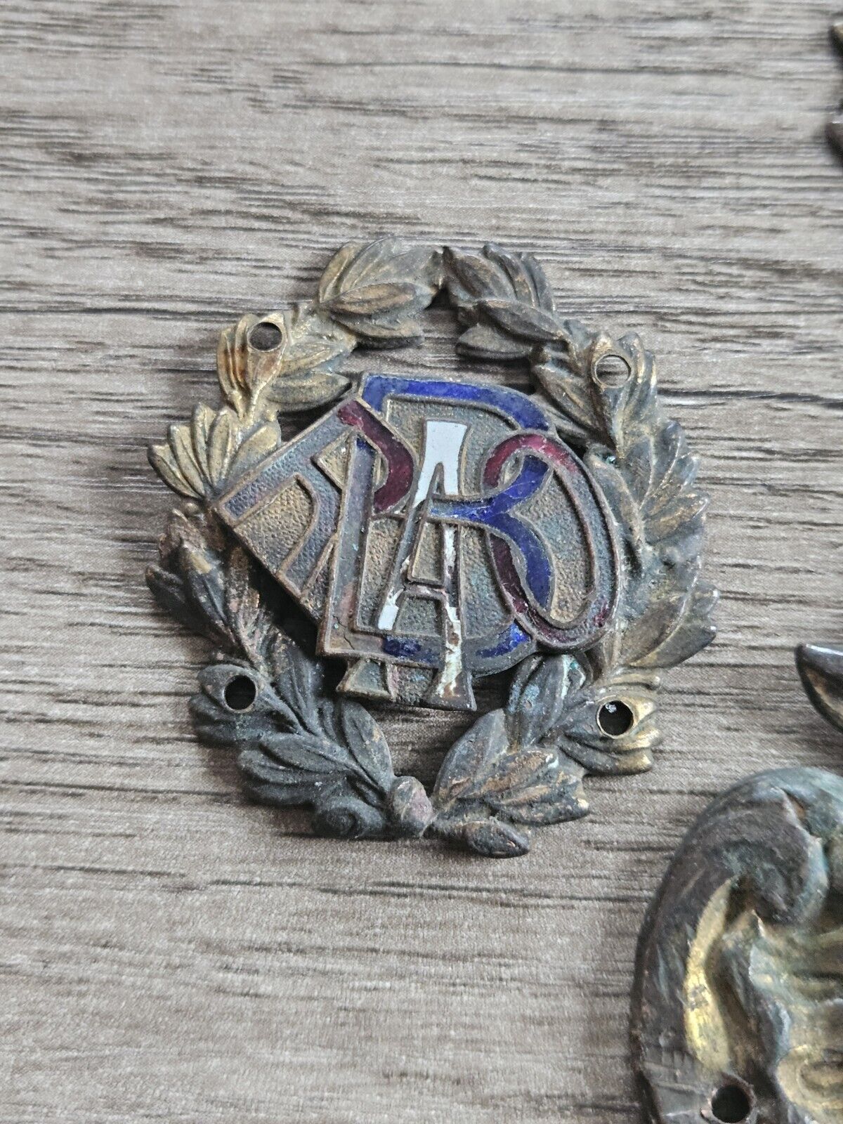 Vintage RAOB Royal Antediluvian Order of Buffaloes - Brass Plaque Adornments.