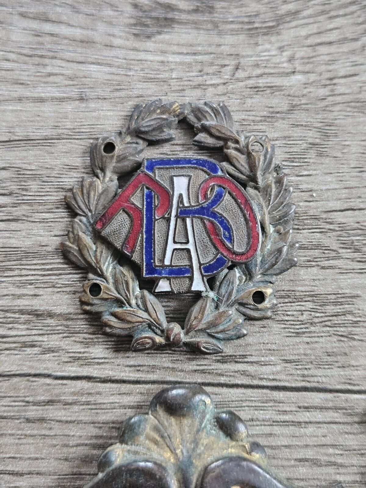 Vintage RAOB Royal Antediluvian Order of Buffaloes - Brass Plaque Adornments.