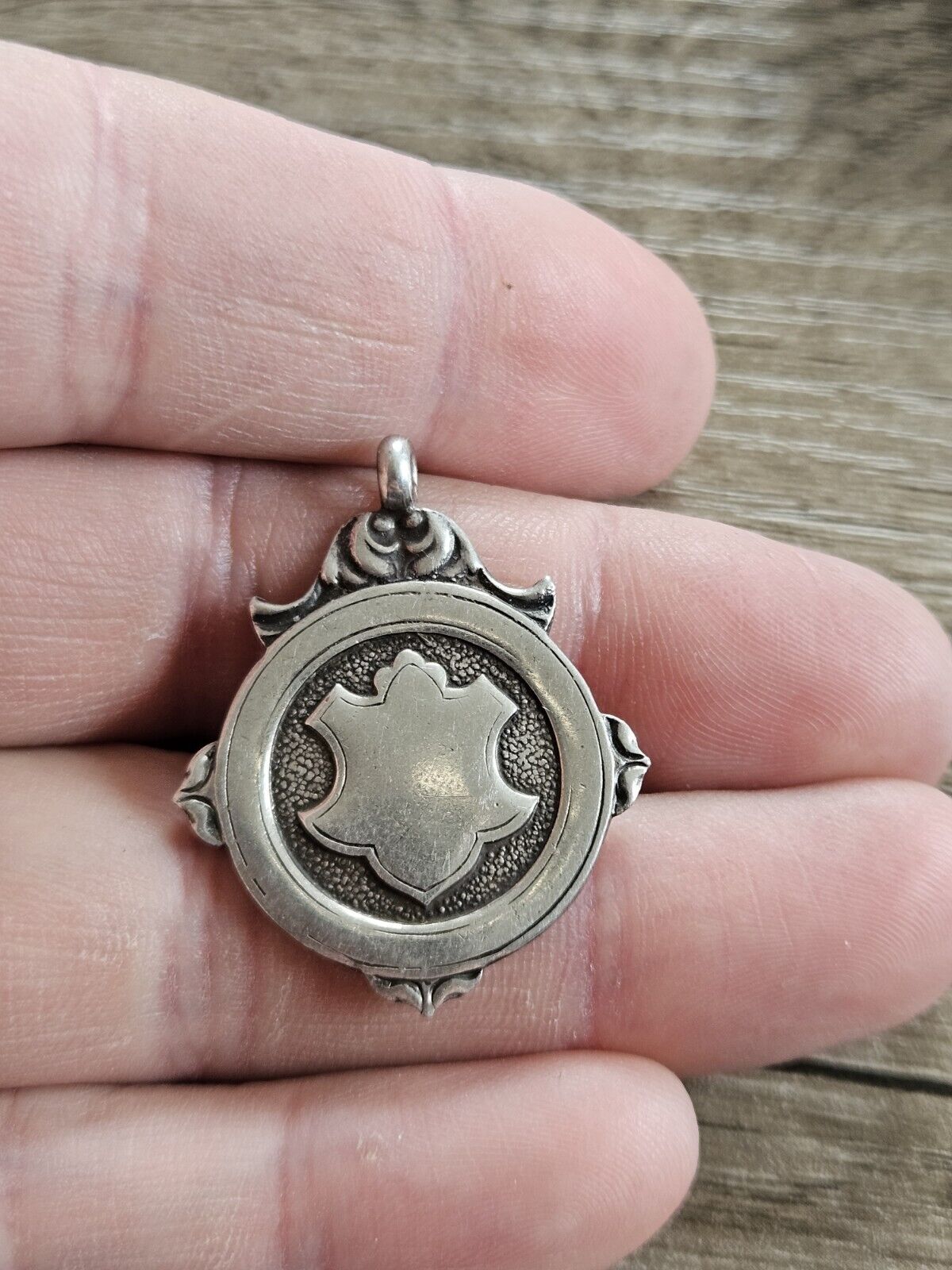 Vintage Sterling Silver 925 Fob Medal 1924, Birmingham 