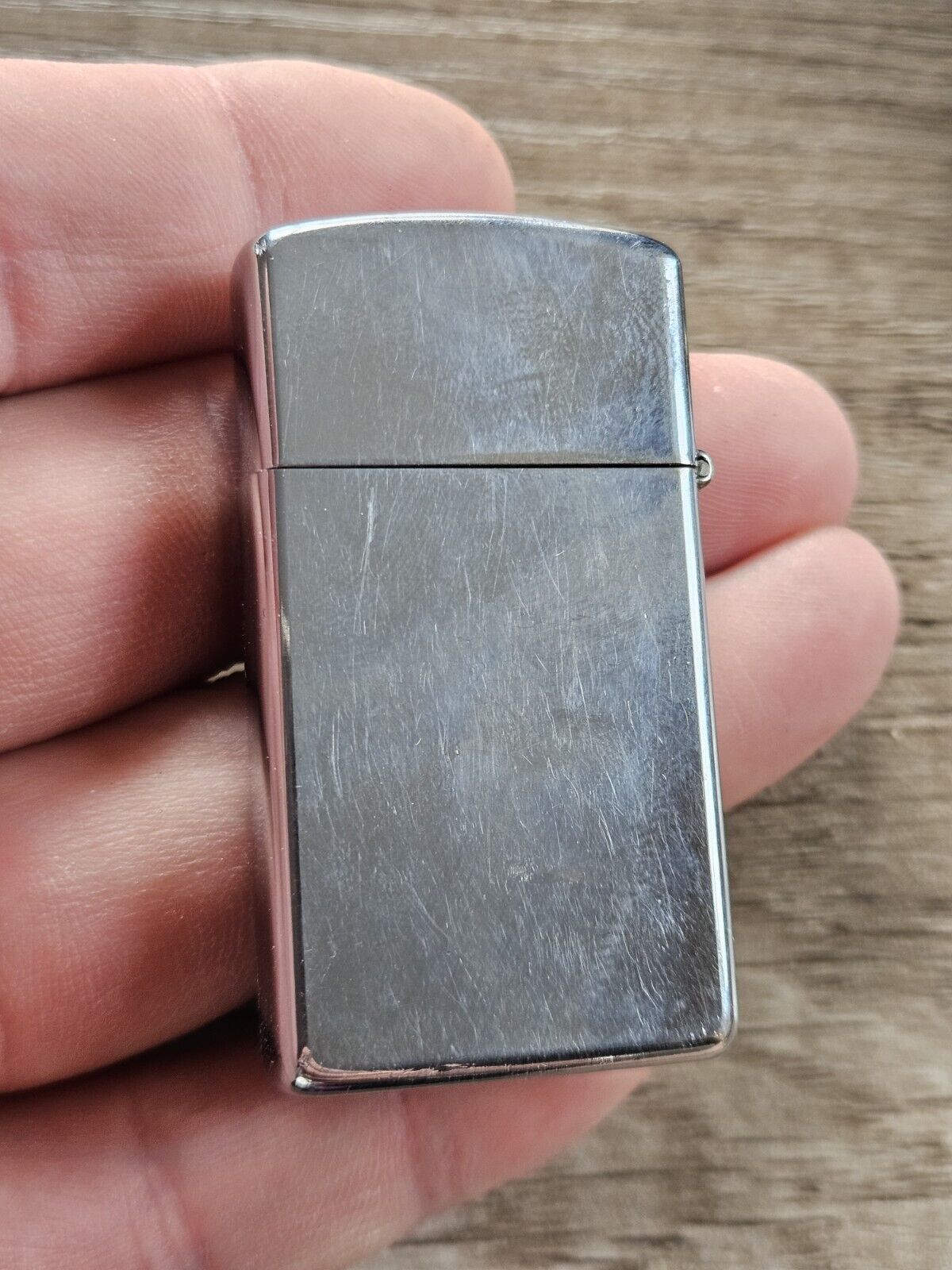 Zippo Windproof Slim Lighter U.S.S. Kirk. 1984. Ship, Military.