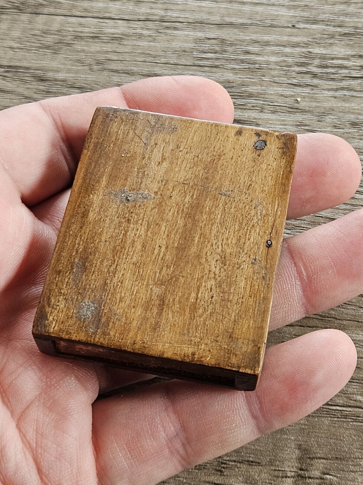 Ww1 / Ww2 Trench Art Match Box Holder, Vesta Case. Royal Artillery Badge, Ubique