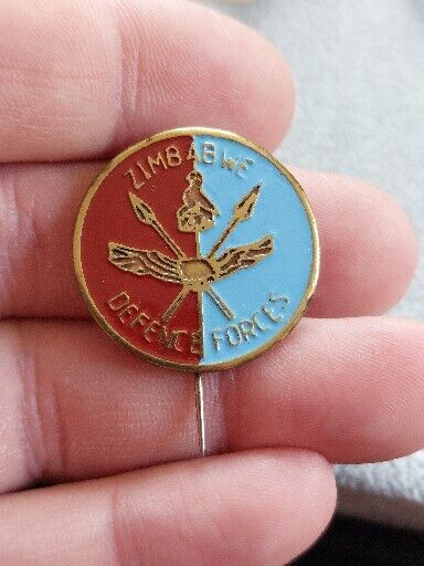 Zimbabwe Defence Forces - Vintage Stick Pin Badge, Enamel. South Africa. Rare!