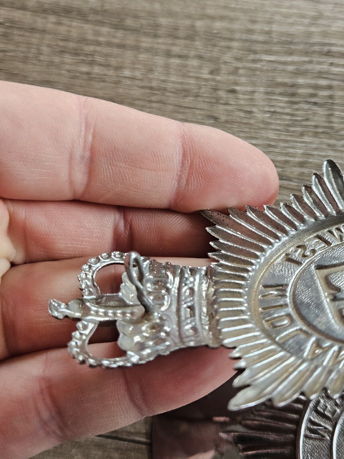 3x West Midlands And Birmingham Police Helmet Plate Obsolete. Plates, Badges.