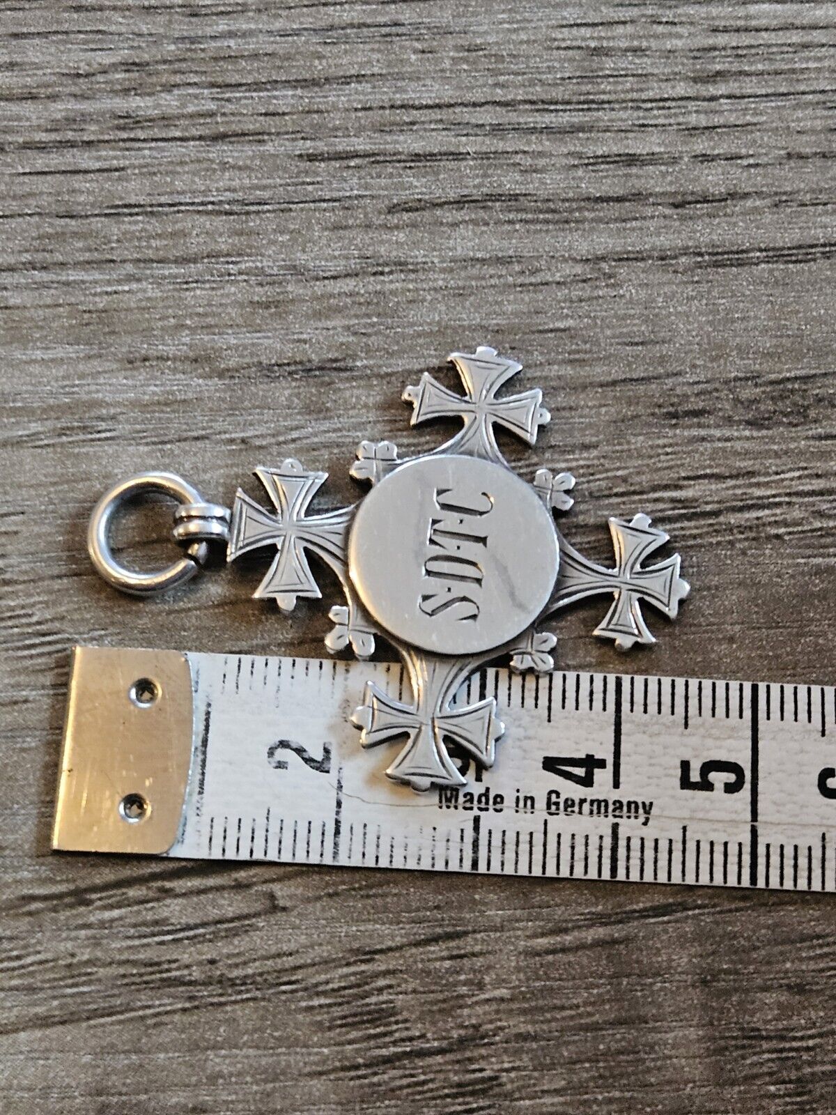 Vintage Sterling Silver 925 Fob Medal. Initials S.D.T.C 1903-04. Victrix Ludorum
