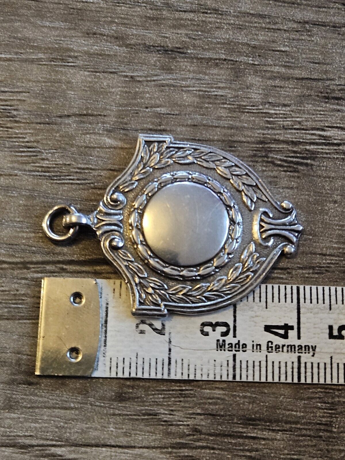 Vintage Sterling Silver 925 Fob Medal Shield. 11.4 Grams. 1961-62.