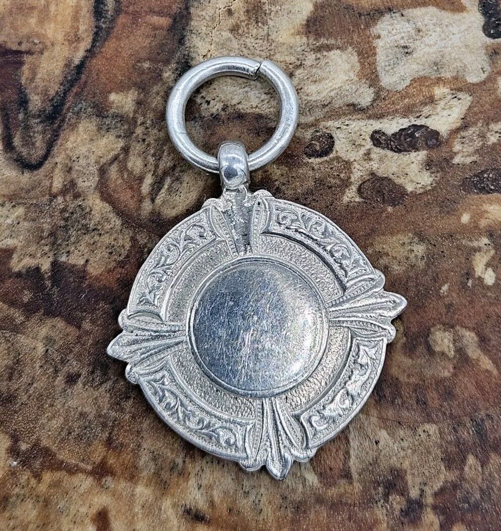 Vintage Sterling Silver 925 Fob Medal 1936, Birmingham 