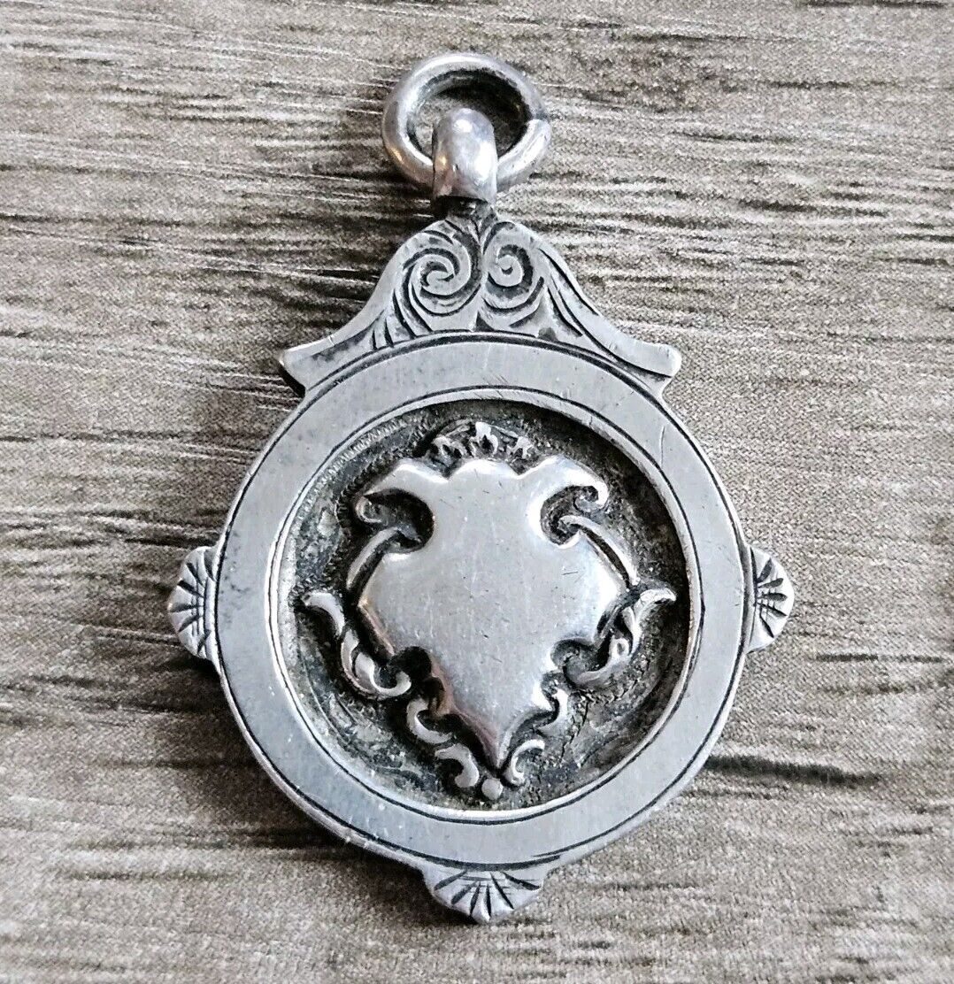 Vintage Sterling Silver 925 Fob Medal 1929-30, Chester.