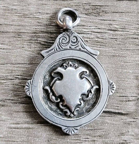 Vintage Sterling Silver 925 Fob Medal 1929-30, Chester.