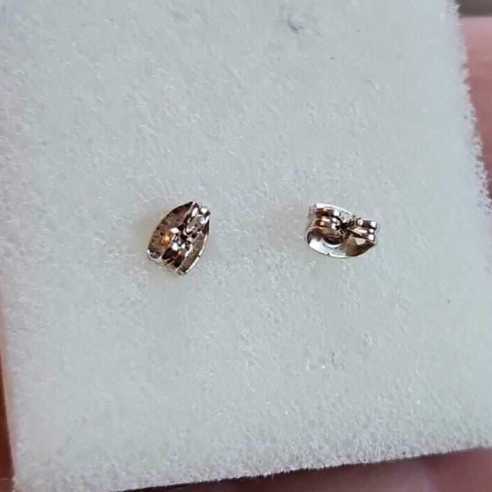 Pair of Solid 925 Sterling Silver Skull Monster Stud Earrings