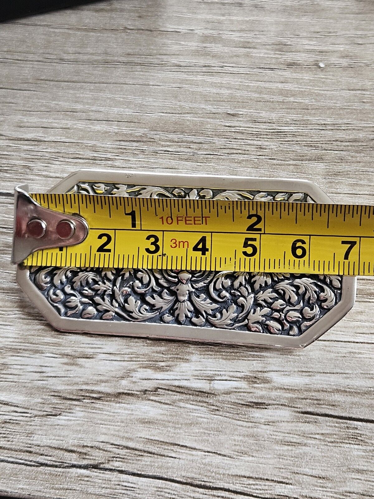 Vintage Sterling Silver Large Floral Brooch. Flowers, Victorian? 