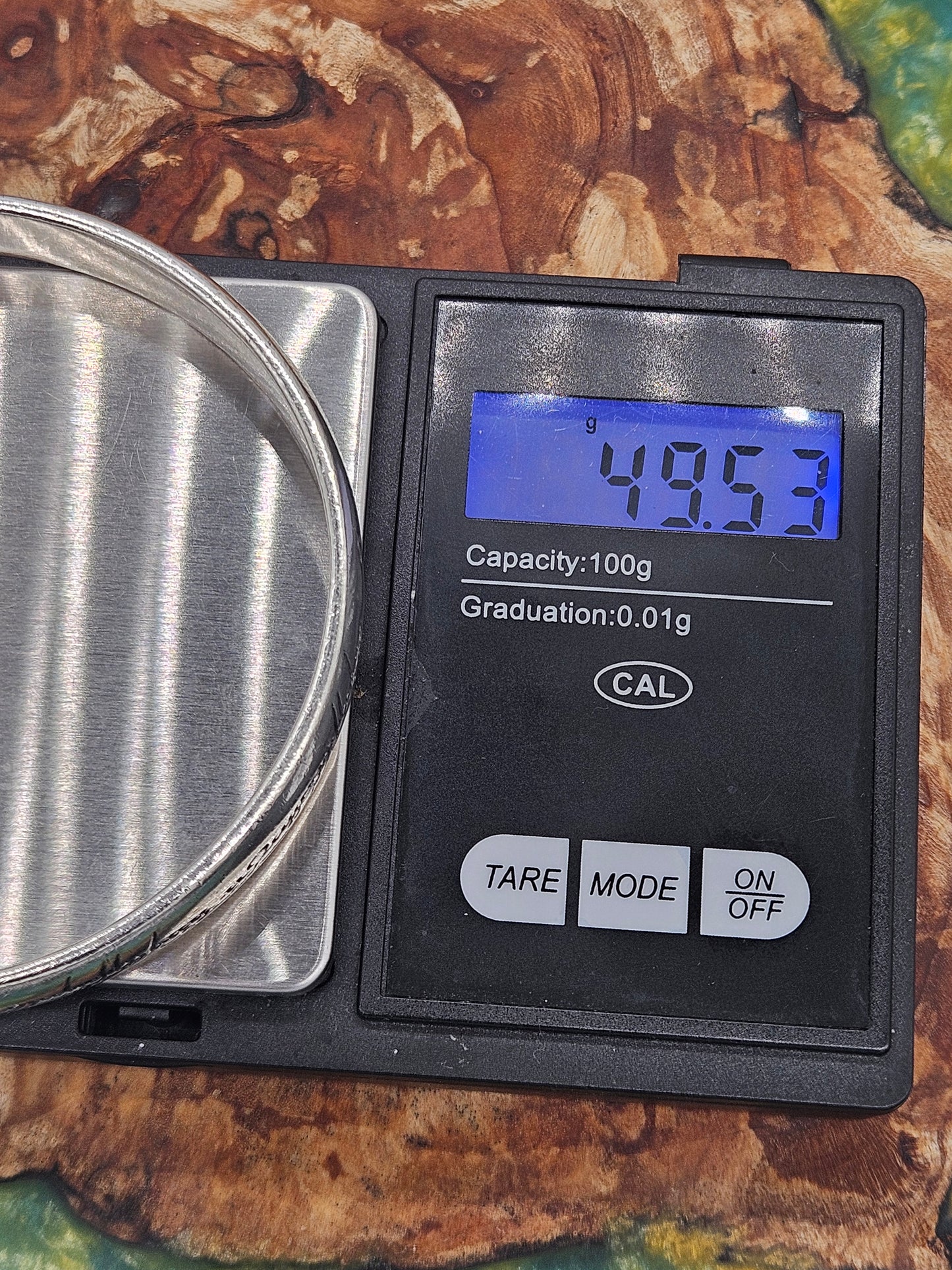 Fusion, Lord Of The Rings - Elvish Love Bangle, Silver 925. Rare!! The One Ring!