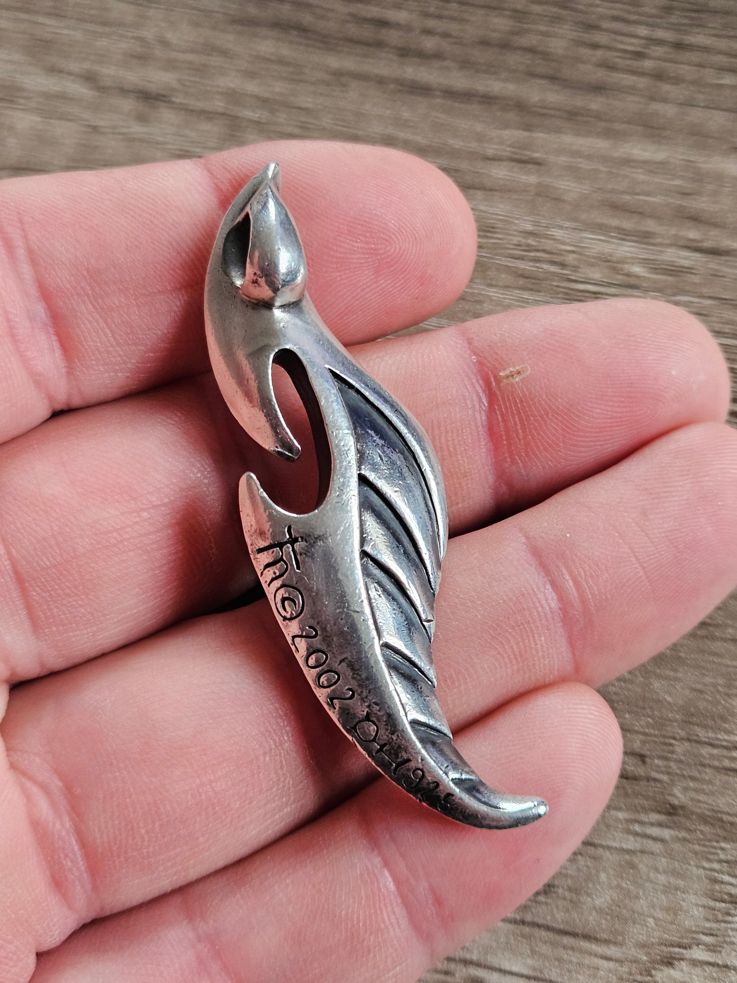 Soul Fetish Vintage Sterling Silver 925 Tribal pendant By Thierry Martino