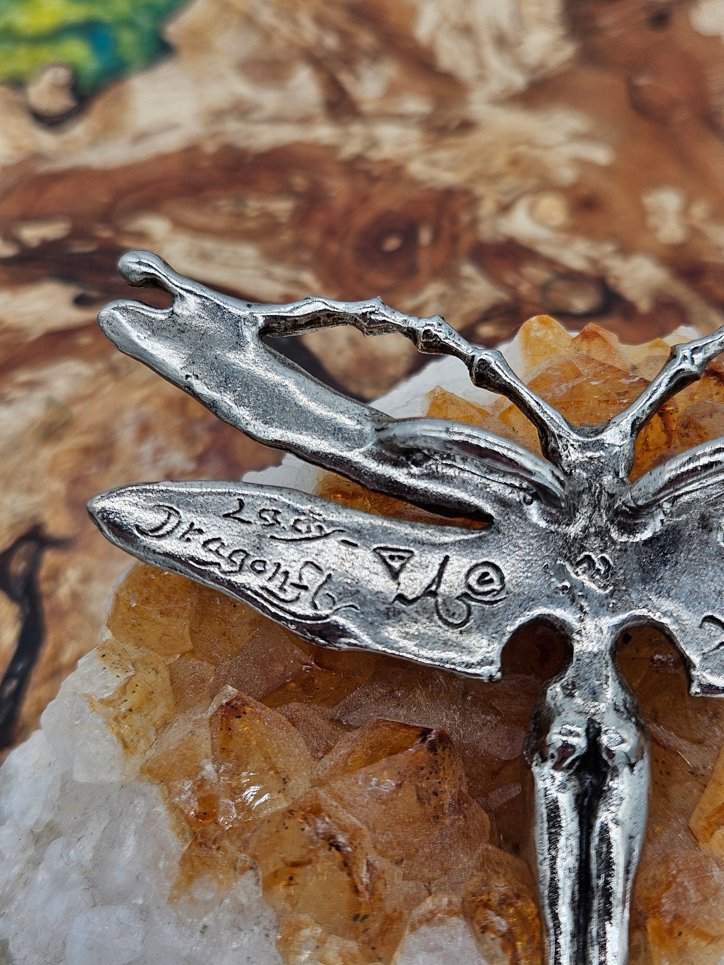 Axel R Stocks - Lady Dragonfly Pendant. Rare.