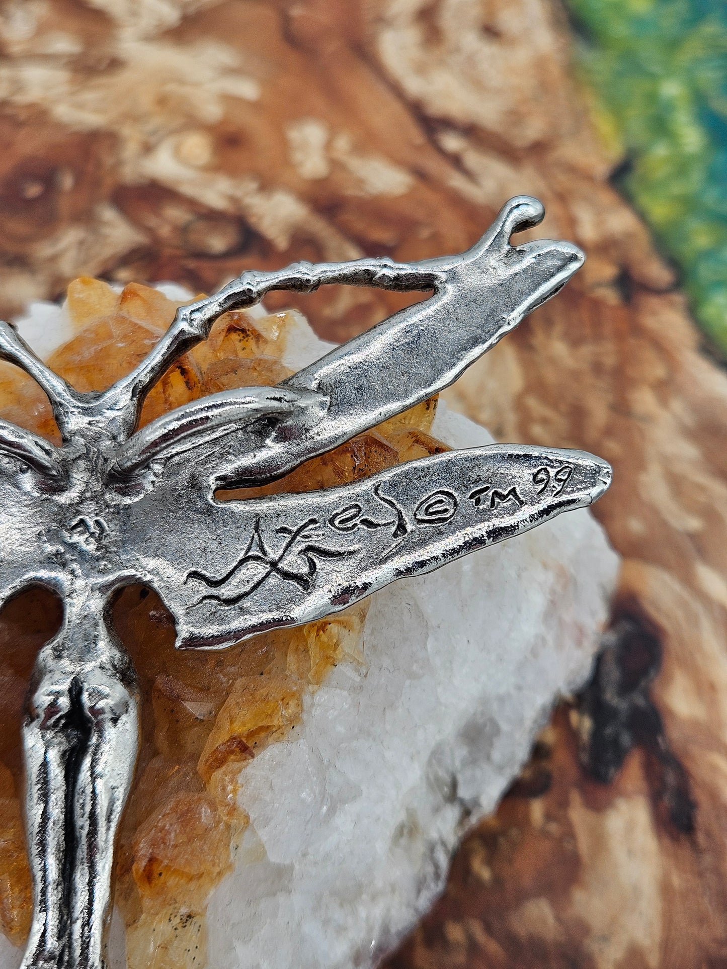 Axel R Stocks - Lady Dragonfly Pendant. Rare.