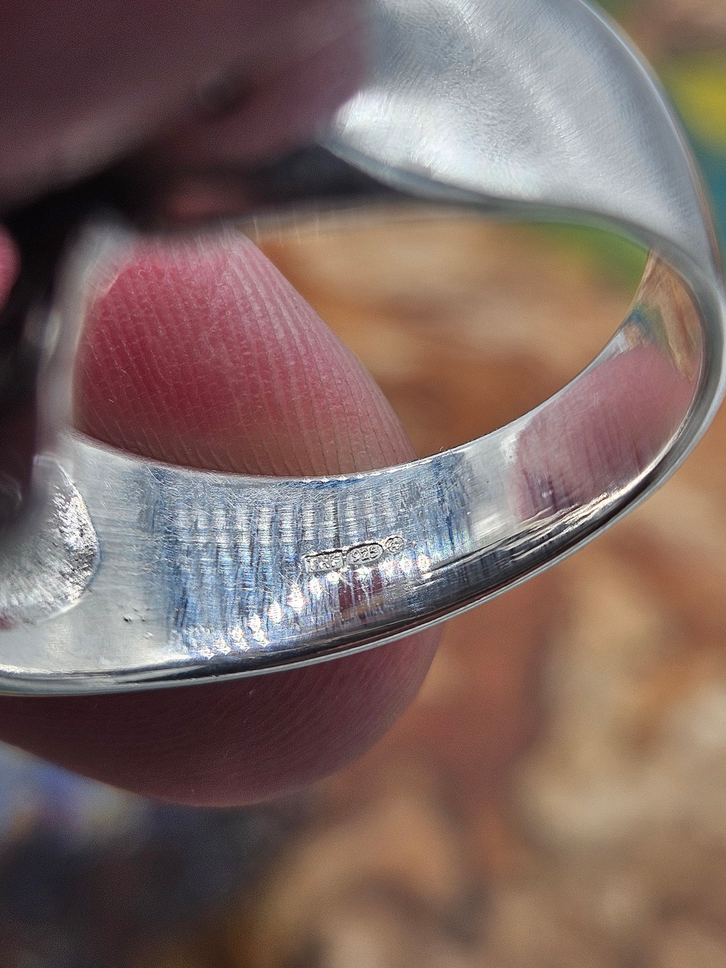 Skull And Cross ring, sterling silver 925. Size Z 2.5, New