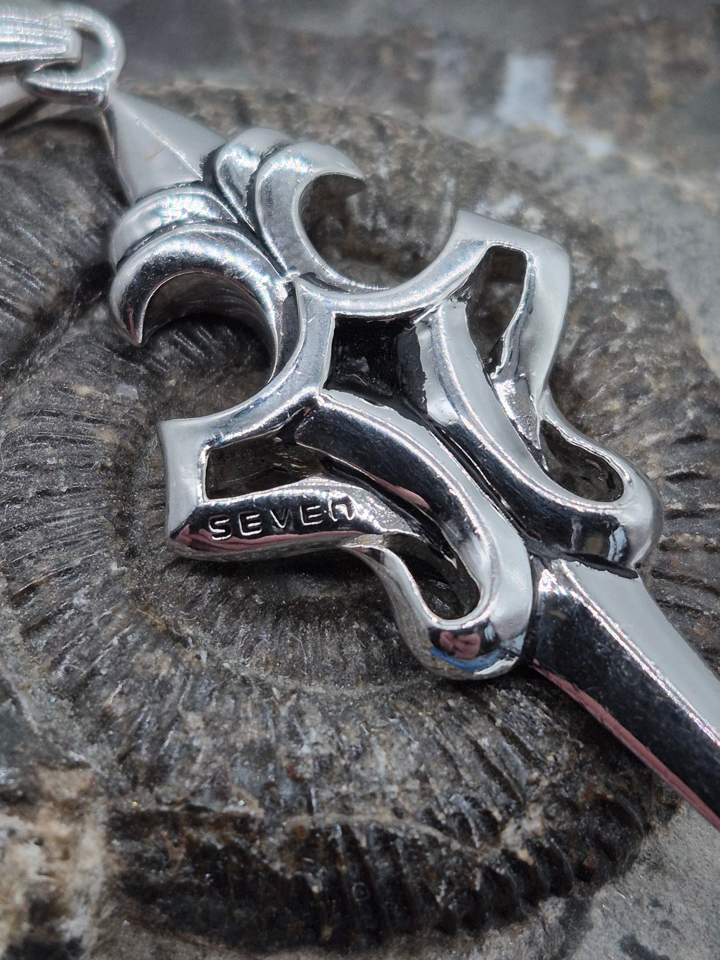 SEVEN Jewellery - Silver 925 Dagger pendant, Necklace.