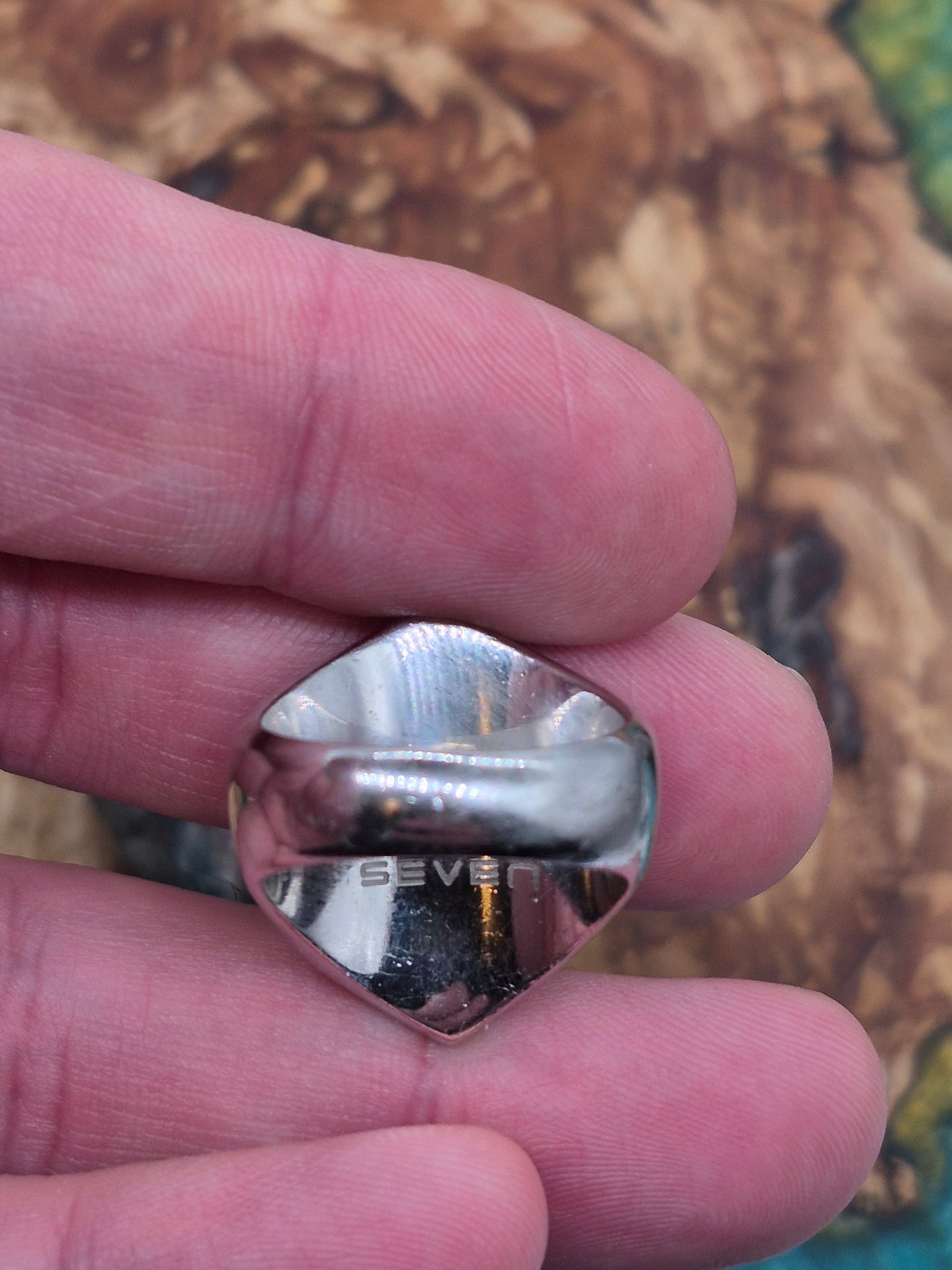 SEVEN Jewellery- Skull, Shield Ring. Silver 925