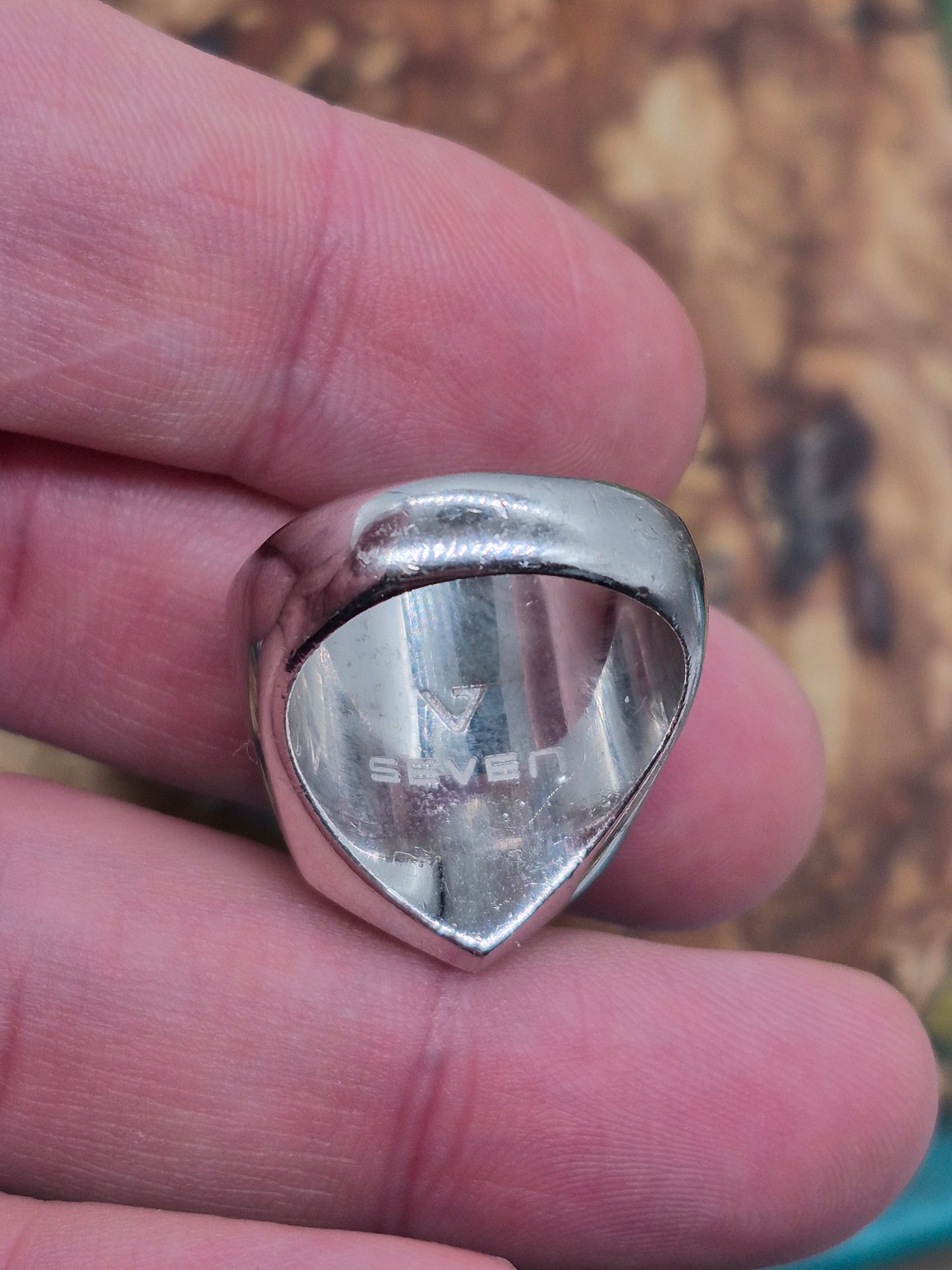 SEVEN Jewellery- Skull, Shield Ring. Silver 925