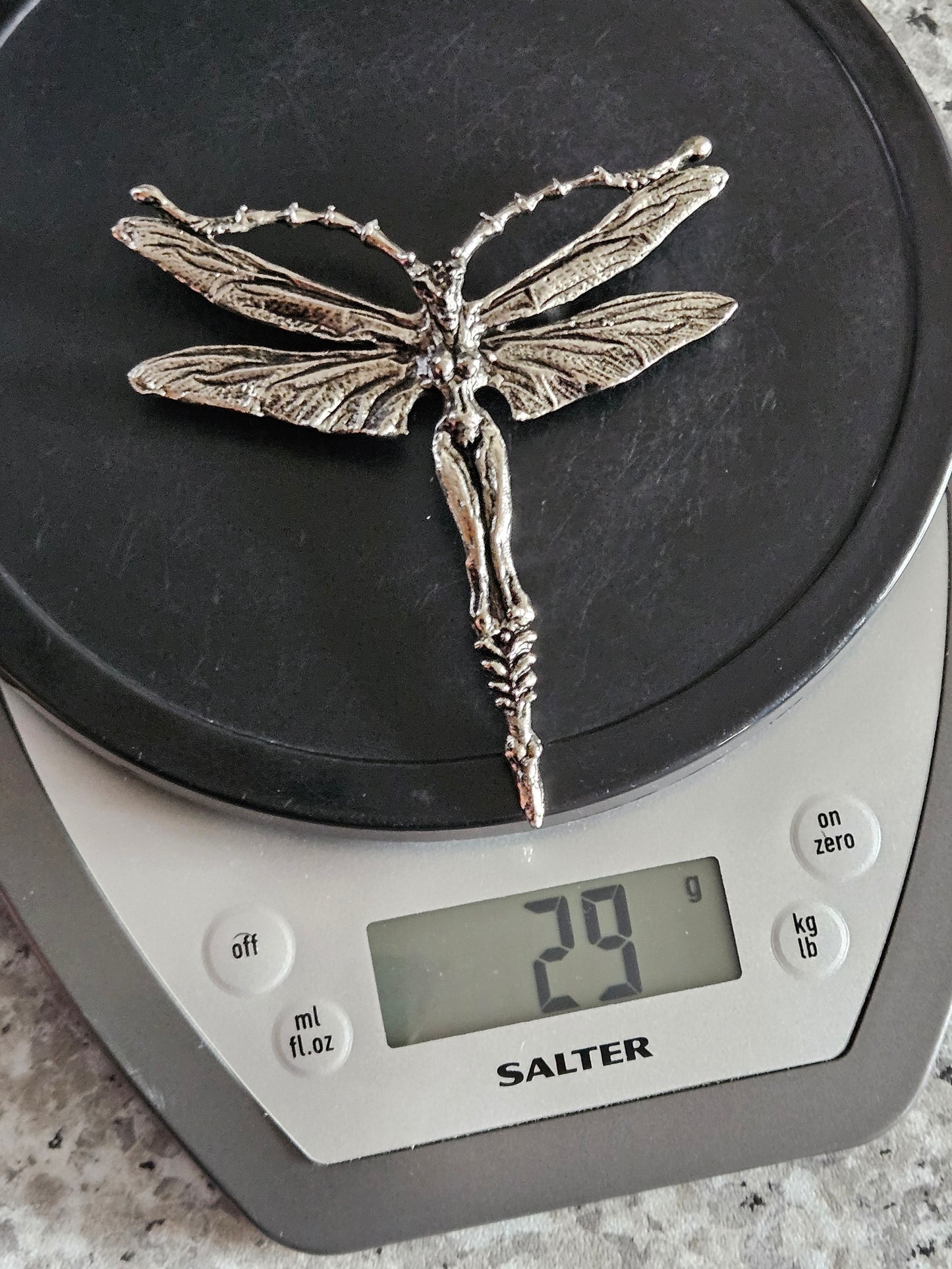 Axel R Stocks - Lady Dragonfly Pendant. Rare.