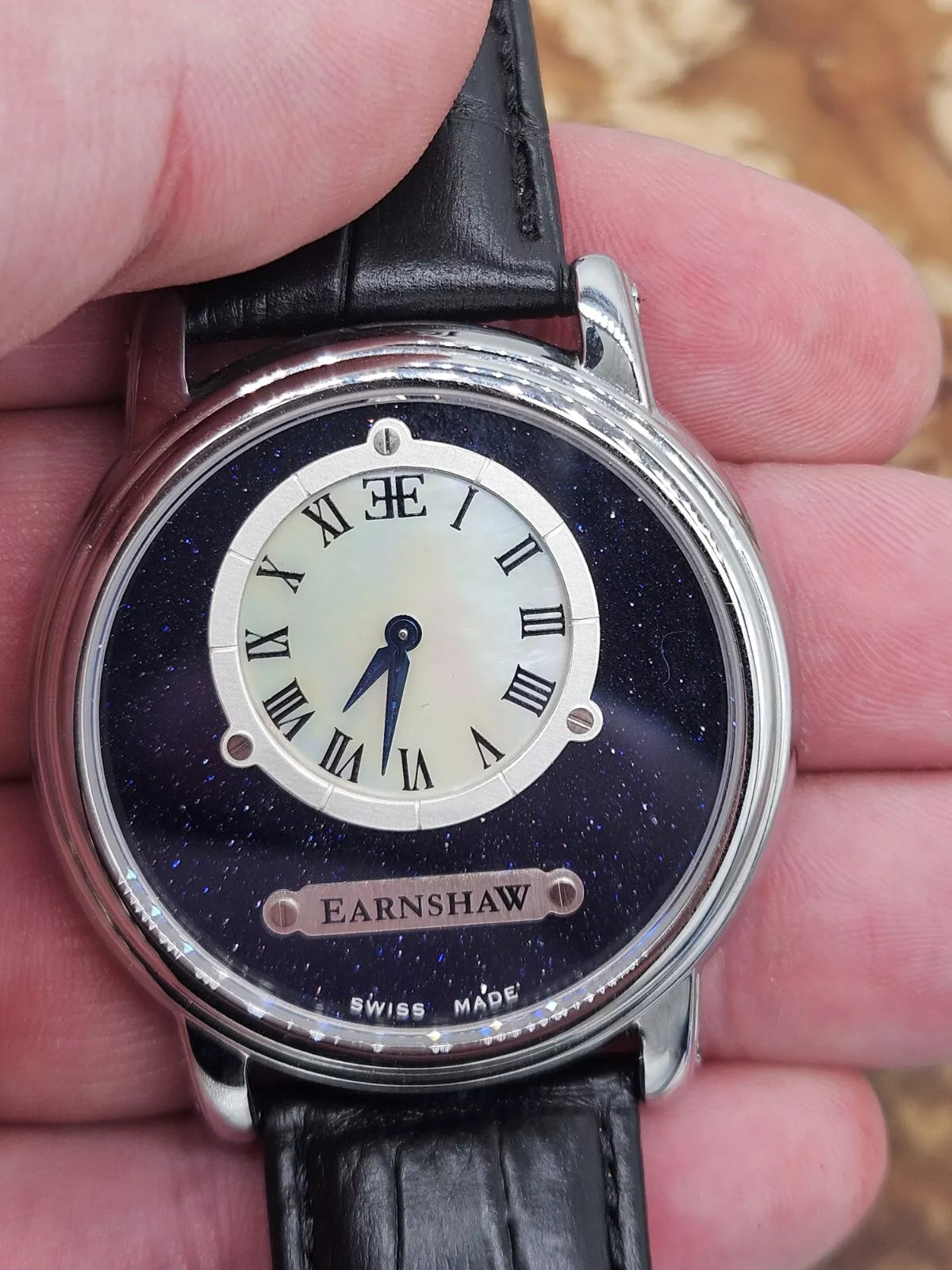 Mens Ex Display Thomas Earnshaw Limited Edition 1 Of 200 Quartz Watch, Sandstone