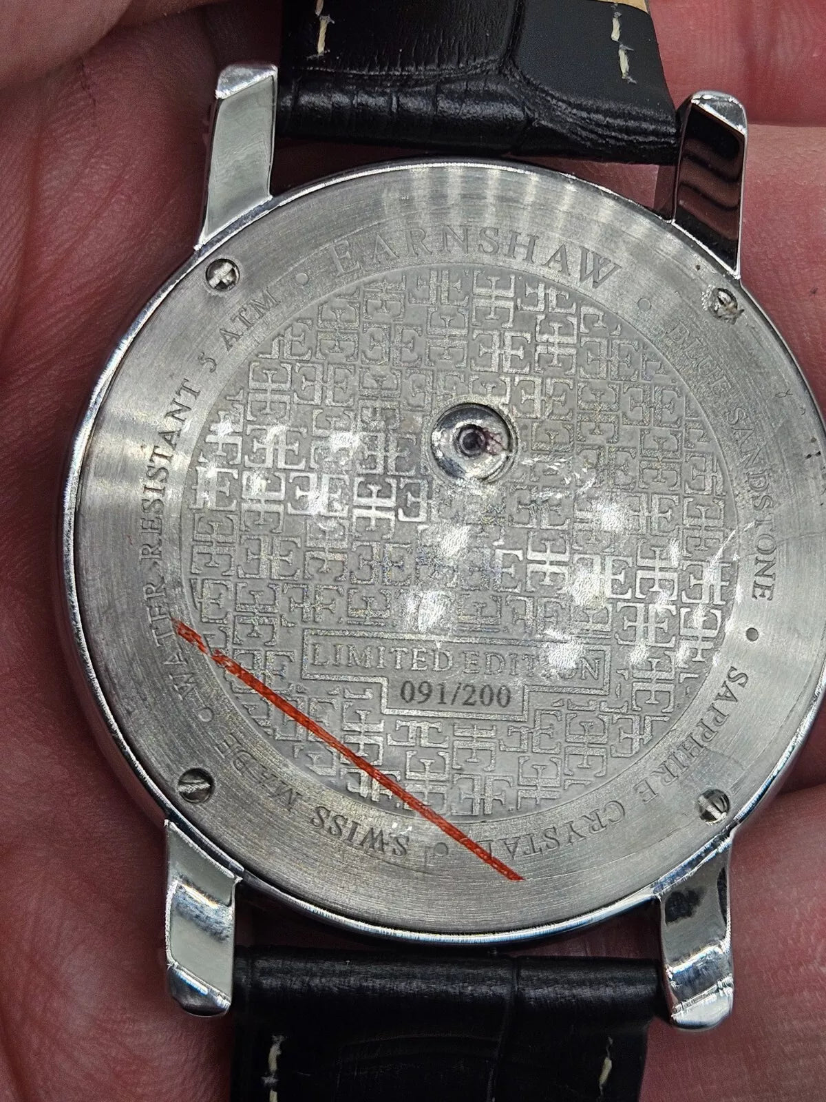 Mens Ex Display Thomas Earnshaw Limited Edition 1 Of 200 Quartz Watch, Sandstone