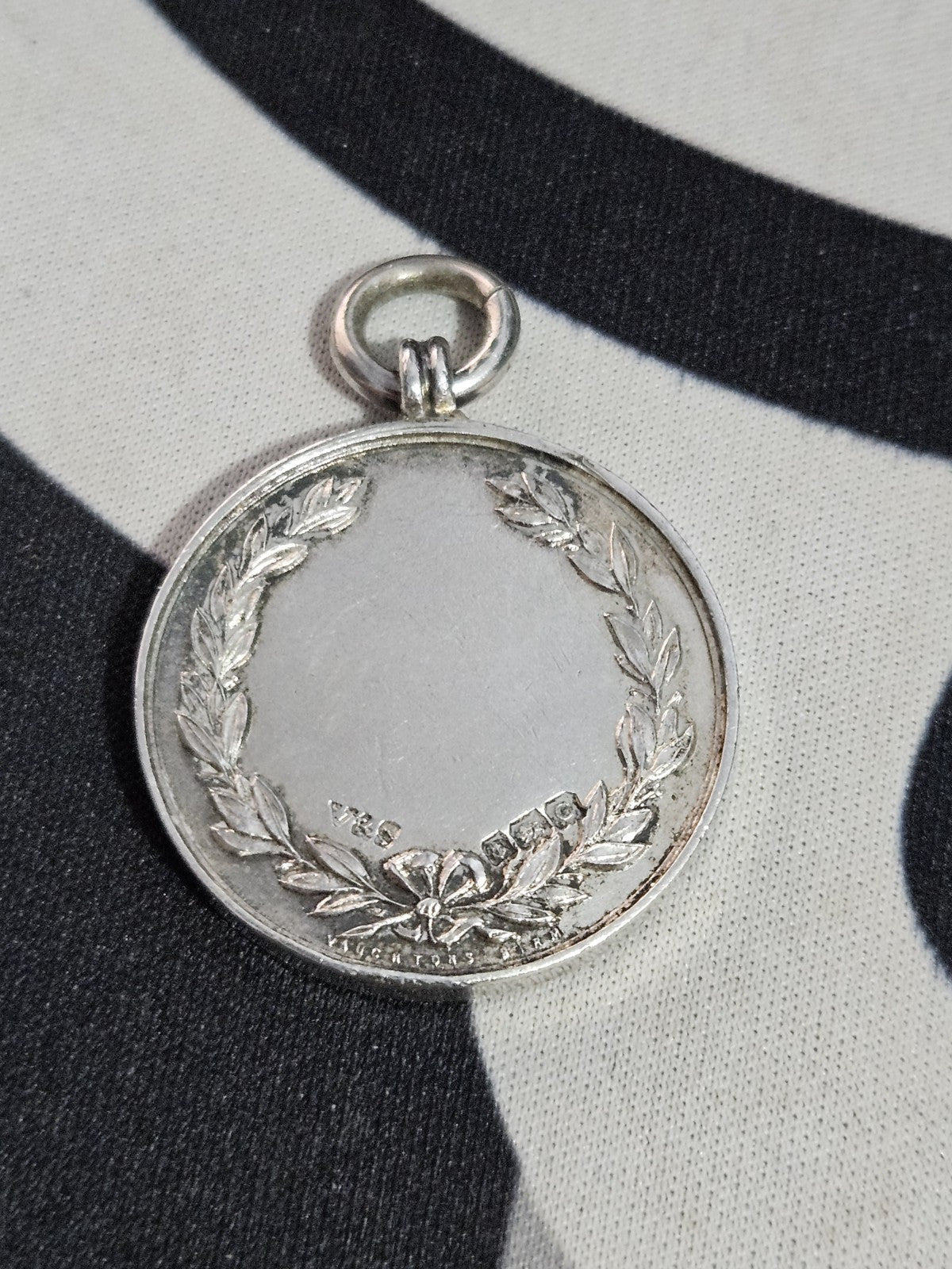 Birmingham District Works Amateur Football Association Silver Fob Medal. 1931-32